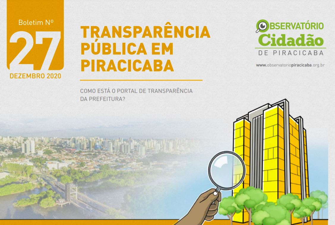 Boletim nº 27/2021 -  Portal da Transparência da Prefeitura 